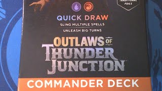 UR Quick Draw [OTC][OTJ] - Outlaws of Thunder Junction Commander Deck 4 #mtgotc #mtgotj