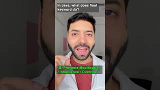 Java Interview Trap! What Does final Really Do? (3 Uses in 1 Keyword!) #java #interview #coding
