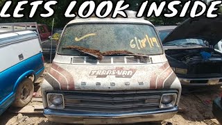 1978 Dodge Trans Van Sportsman RV Junkyard Find