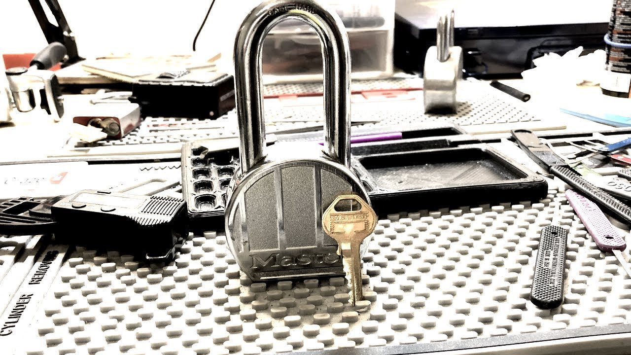 (350) Master Lock 230 Picked, Gutted & Reassembled - YouTube