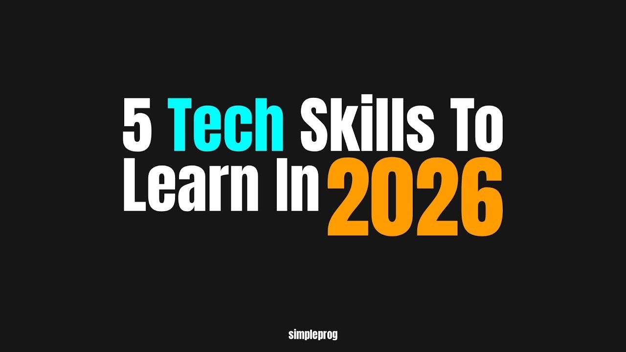 5 Tech Skills To Learn In 2026 | 5 Tech Fields To Go For In 2026 | Tech ...