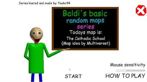 já hraju baldi basics random maps series the Cathodic School