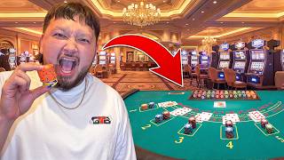 Betting EVERY Hand The Whole Time At The Blackjack Table!!!