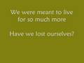 Switchfoot - Meant to Live (with Lyrics)
