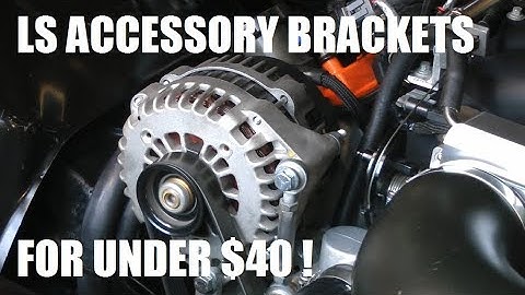 DIY LS SWAP ACCESSORY BRACKETS! ALL FOR UNDER $40