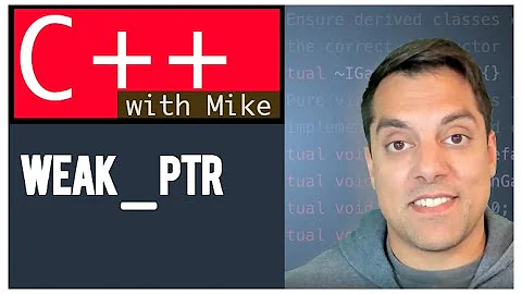 std::weak_ptr - A non-owning smart pointer | Modern Cpp Series Ep. 35