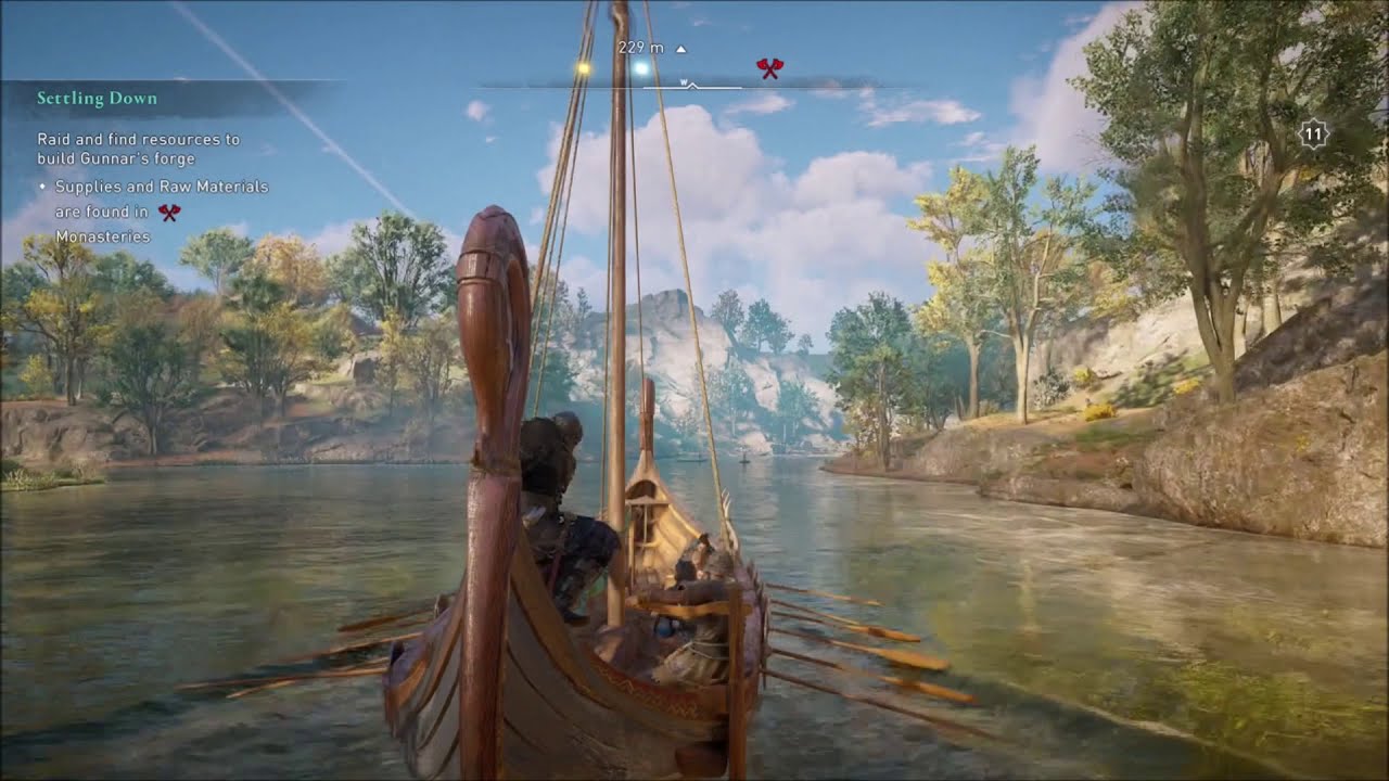 Assassin's Creed Valhalla Get to Monastery for First Raid