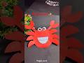 Diy Easy kids paper Fun craft🦀🪀😨#shorts #trending #youtubeshorts #funny #comedy #diy #craft #kids
