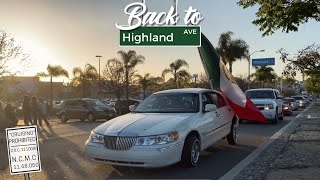 Back to Highland Ave San Diego Lowrider Cruise Night