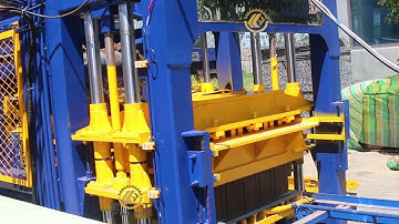 QT6-15 Hollow concrete cement brick block making machine