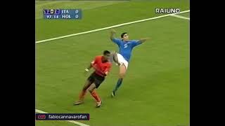 Italy vs. Netherlands 29/6/2000 Fabio Cannavaro EURO Semi FInal