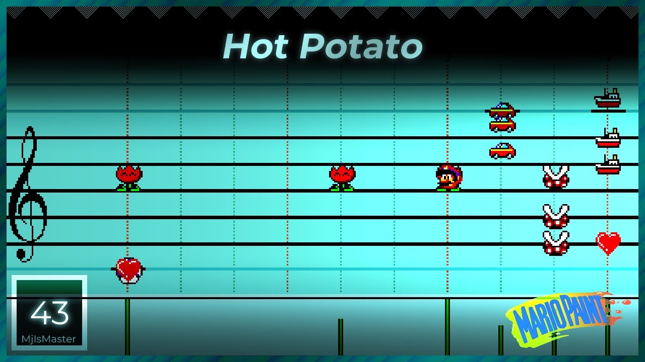 The Wiggles: Hot Potato - Mario Paint Composer