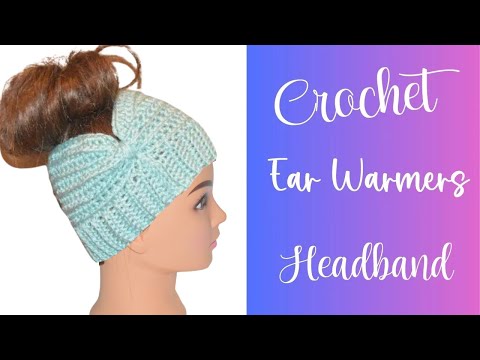 Gehaakte hoofdband oorwarmer Tutorial - Gehaakt juweel