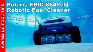 Polaris EPIC 8642 iQ Robotic Pool Cleaner - Compact Design & Cleans Floor, Walls and the Waterline! screenshot 4