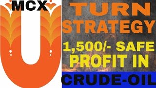 How to earn 15 18 points from MCX Crude oil U-Turn Formula (Hindi)