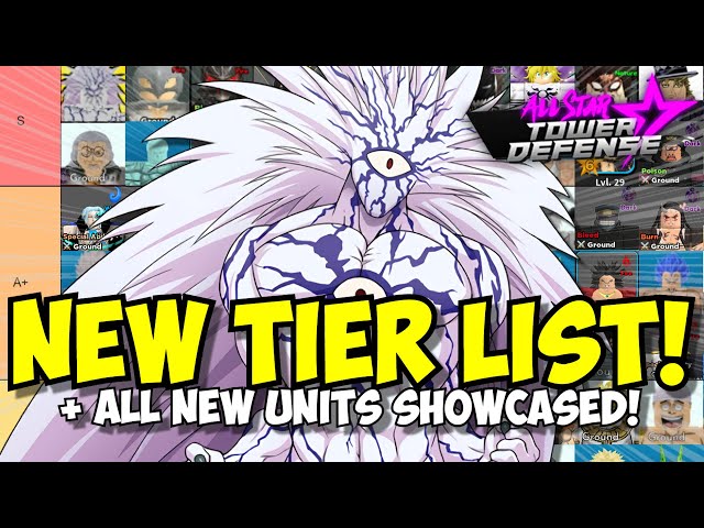 All Stars Unit tierlist I made. (Best to worst- left to right) :  r/allstartowerdefense