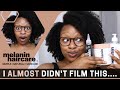 HONEST REVIEW OF MELANIN HAIR CARE PRODUCTS BY @Naptural85 // Twist Out Demo Using the LOC Method