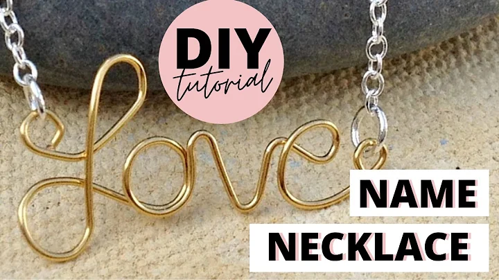 How to Make a Wire Name Necklace | by Michele Bara...