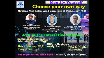 Live interactive session. MAKAUT, WB