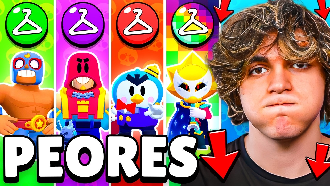 ¿PUEDO GANAR con el PEOR BRAWLER de CADA CALIDAD?
