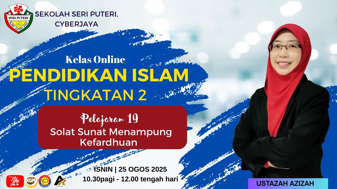 🔴 [LIVE] PENDIDIKAN ISLAM TINGKATAN 2 | SOLAT SUNAT MENAMPUNG KEFARDHUAN | OLEH USTAZAH AZIZAH