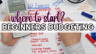 Beginner's Guide To Budgeting | Step By Step Tutorial! 2024 |NEVER LATE TO START