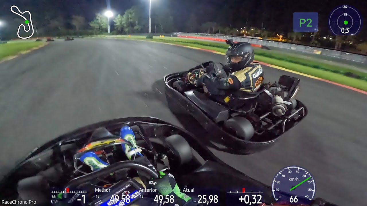 Corrida de kart, Aldeia da Serra, traçado 2 e 1/2, 8/4/25, 20h, 95kg, kart 19, largada P2 chegada P2