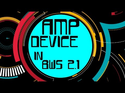 Amp Device! New Toy in Bitwig 2.1!