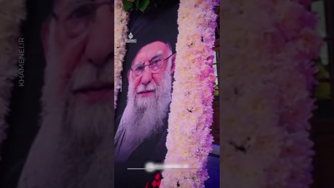 The grave of Iran’s late supreme leader Ali Khamenei in Mashhad | #AJ shorts