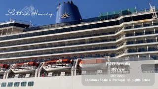 【Travel Vlog🌍】P&O Arcadia Ship Tour Dec 2023 (Silent, Subtitled) 鐵行 Arcadia郵輪指南