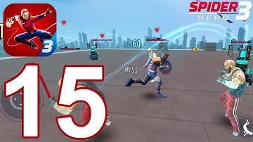 Spider Fighter 3 Gameplay Walkthrough Part 15 - Captain America (iOS, Android)