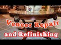 Veneer repair  refinishing