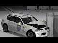 [BeamNG.Drive IIHS] IIBS Small Overlap Test, 40mph - 2015 ETK 850