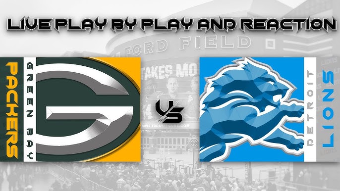 Packers vs Lions Live Play by Play & Reaction - YouTube