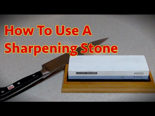 Dekton Knife Sharpener Stone - Double Sided Fine / Coarse Sharpening  Kitchen