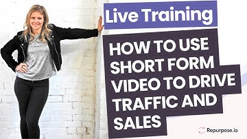 How To Drive Traffic and Sales with Short Form Video