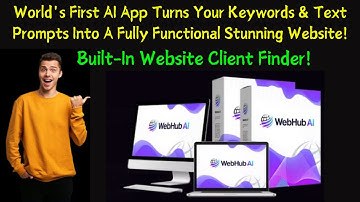 Create and Profit with WebHub AI | Build Professional Websites Instantly - Review + Bonuses