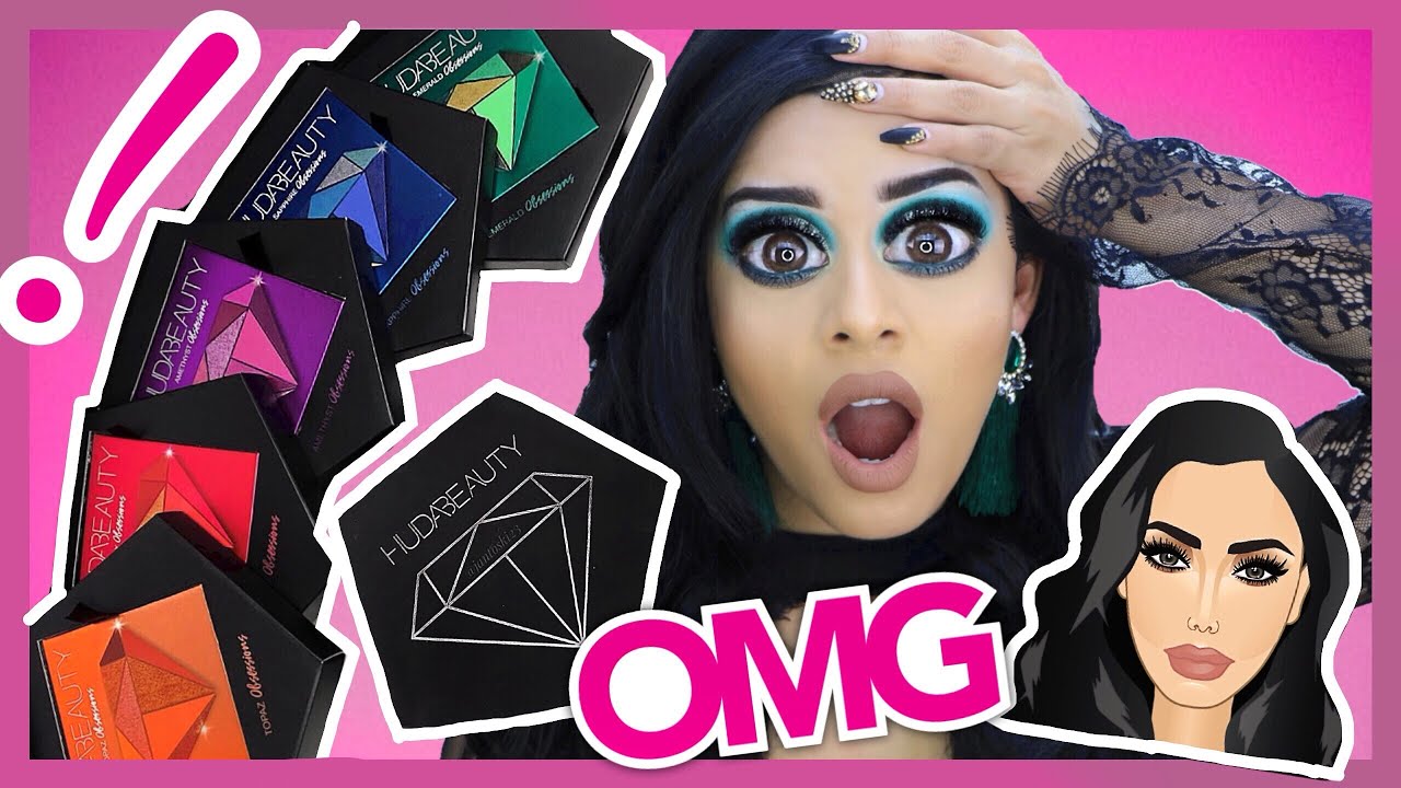 ESTO ME VOLVIO LOCA! RESEÑA+TUTORIAL DE LAS PALETAS PRECIOUS STONE OBSESSIONS - HUDA BEUTY