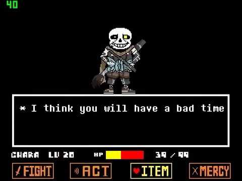 ink sans fight youtube