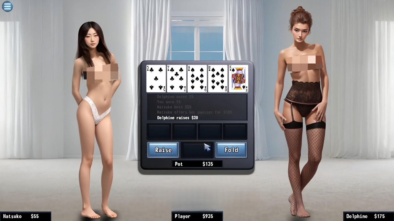 ENF - HOT STRIP POKER GAME TWO GIRLS FROM FRANCE AND JAPAN | FRANCE LIKE JAPAN SHARE