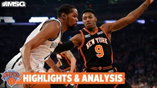 Kevin Durant & Kyrie Irving Take Over In 4Th To Comeback Vs Knicks New York Knicks