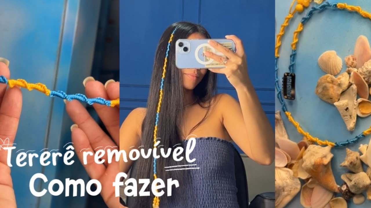 Tutorial de Tererê praiano 🌊☀️🐚 @kelgomesx 