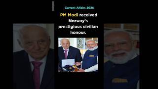 Current Affairs 2026- PM Modi's Global Honours #modi #currentaffairs
