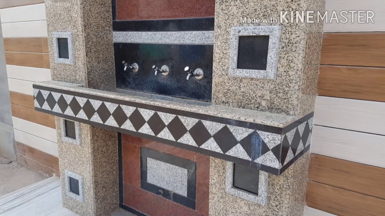 Amazing Water Stand Design || Amazing Construction Water Stand Counter Design || Imran Marble Hub