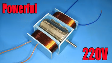How to make a powerful generator 220V | DIY Mini generator 2020