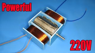 How to make a powerful generator 220V | DIY Mini generator 2020