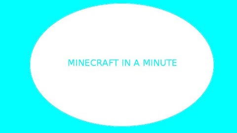 Minecraft in a Minute: Fill Clock