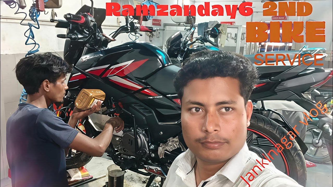 Bike Ki 2nd Service Karayi! 🏍️ | Jankinagar Vlogs ✨Ramzan Day 6(@vlogwithsaeedanwar 
