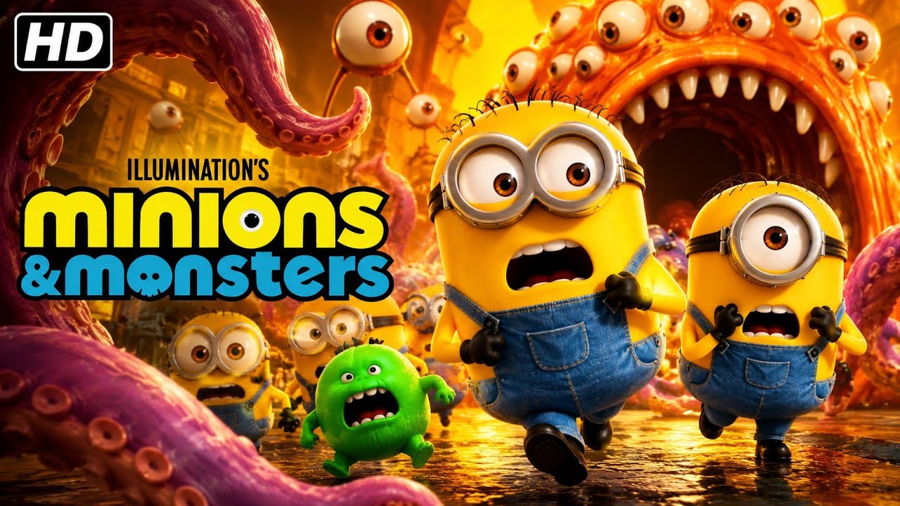 Minions & Monsters full movie in English | Jesse Eisenberg, Pierre Coffin, Trey Parker | Analysis
