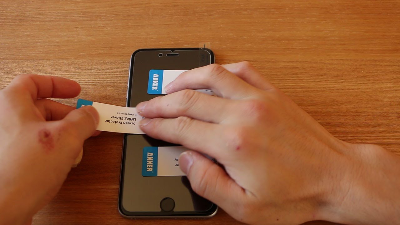 Iphoneにankerのガラスフィルムを貼ってみた こんな簡単に貼れる方法があったとは 応用できる Youtube